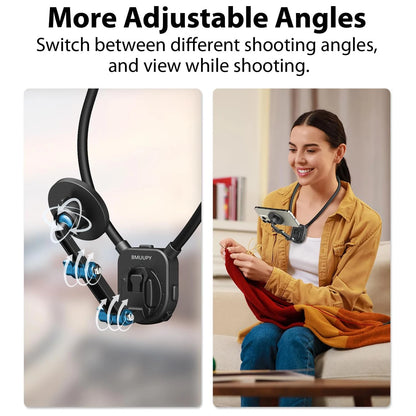 Magnetic Neck Phone Mount — Hands-Free POV Recording