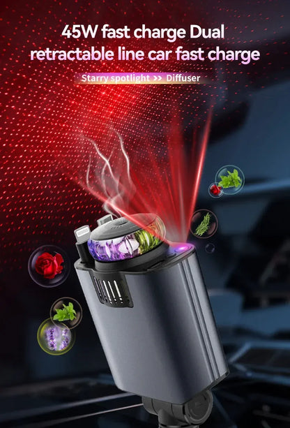 5-in-1 Starlight Car Charger