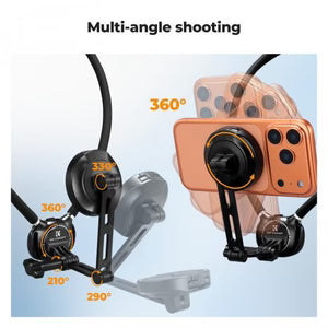 Magnetic Neck Phone Mount — Hands-Free POV Recording